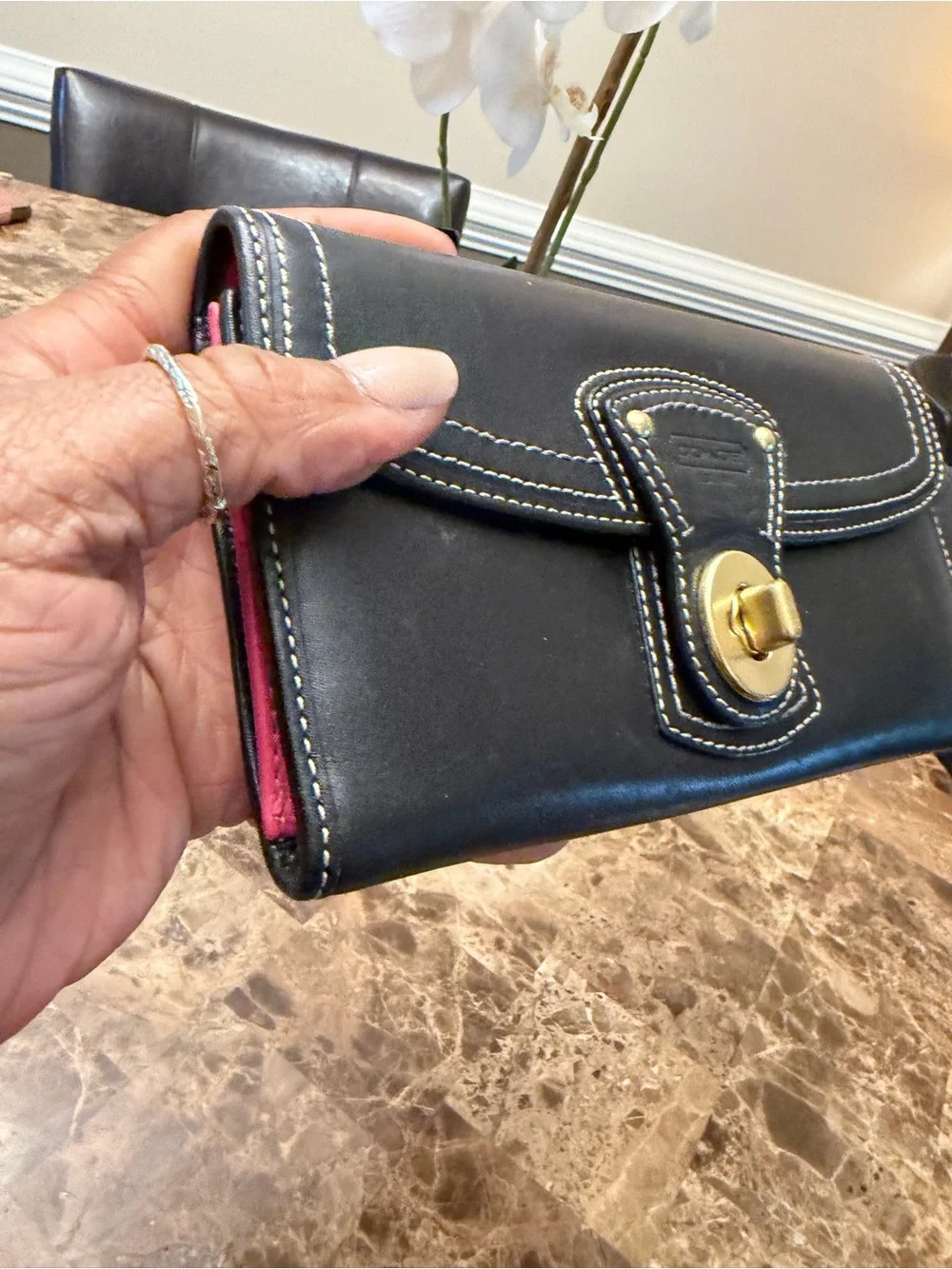 EUC Coach Legacy Turnlock Wallet